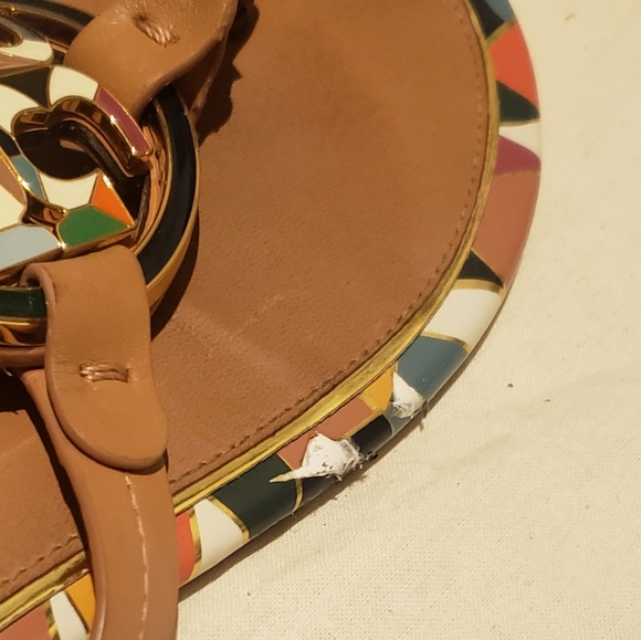 Tory Burch Enameled Miller Sandals - Picture 3 of 5